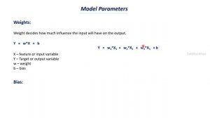 6.10. Model Parameters and Hyperparameters | Weights & Bias | Learning Rate & Epochs