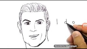 Как нарисовать Роналду