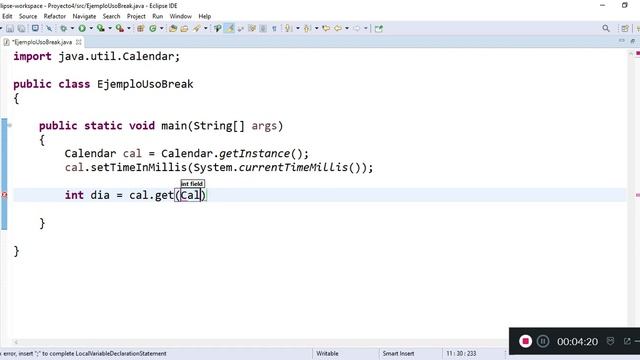 Ejemplo Uso del Break смотреть онлайн