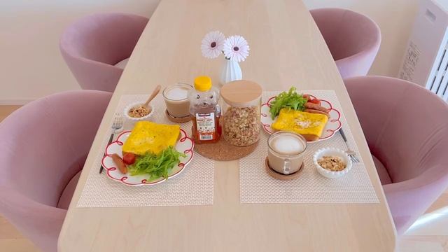 【morning routine】ゆったり過ごす休日の朝☕️?｜夫婦2人暮らし｜外出する日のgrwm｜朝遅め смотреть онлайн