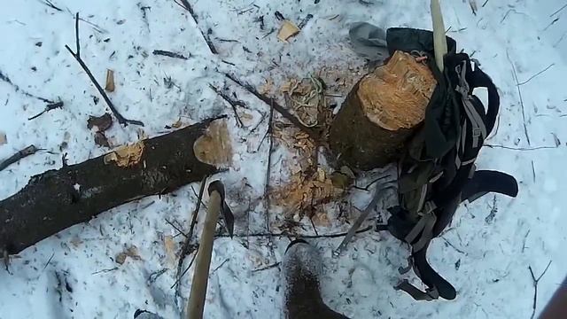 Таёжный топор. Длина топорища смотреть онлайн