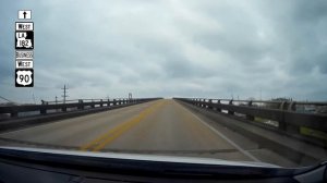 Road Trip #113 - LA-182 West - Jarvis Bridge, Gibson to US 90, Morgan City, Louisiana