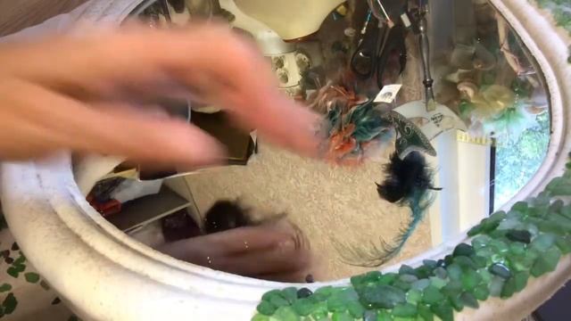 53.1 Sea glass - Морские стеклышки! ТЕХНОЛОГИЯ. Декорируем раму для зеркала! смотреть онлайн