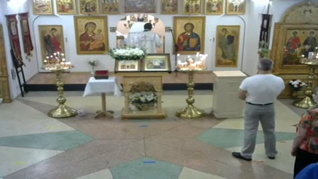 Божественная Литургия в Храме во имя Святых Целителей Космы и Дамиана 31.05.2020 г. смотреть онлайн