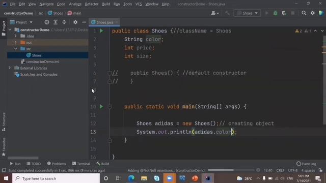 Constructor in java