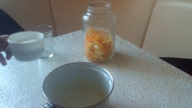 Цукаты из апельсиновых  и лимонных корок  /  Candied fruits from orange and lemon crusts