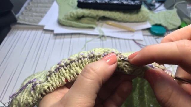 Beraber uzun hırka örüyoruz. Cep kısmı. смотреть онлайн
