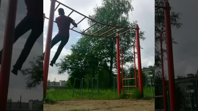 Подтягивание на ОДНОЙ РУКЕ на КОЛЬЦЕ. 30 подтягиваний на 1 на рукоходе, передний вис смотреть онлайн