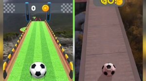 Going Balls Level 2589 vs Rolling Balls 3D Sky Race level 21