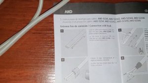 Подключение термокабеля ako-5234