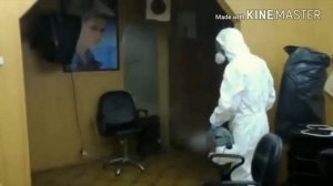 Как выглядит обработка генератором холодного тумана.