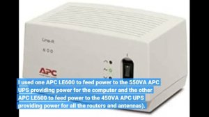 User Review: APC LE600 Line-R 600VA Automatic Voltage Regulator