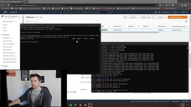 Download/Upload/Replace Minecraft Server World AWS (SCP tutorial) смотреть онлайн