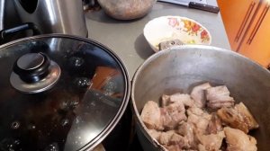 КИСЛАЯ КАПУСТА ТУШЕНАЯ С ГРУДИНКОЙ