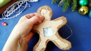 DIY Пряничный человечек. Новогодняя игрушка / Gingerbread Man. Christmas toy