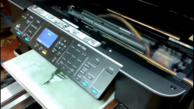 Планшетный принтер А3+ WF 7510 Печатаем на плитке и не только смотреть онлайн