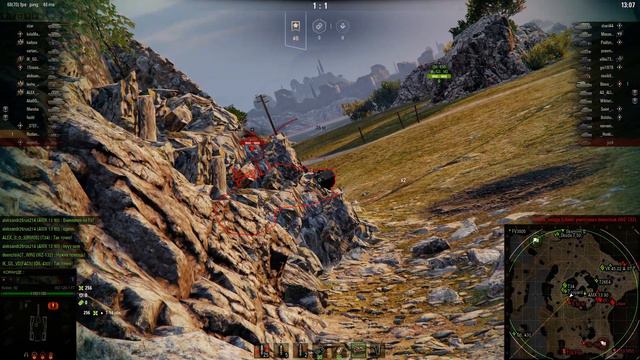 Пробитие с поджогом Т95 в лоб в каток, картошкина магия смотреть онлайн