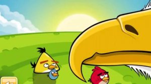 Angry Birds - Getting the Star for that Golden Egg on the Right