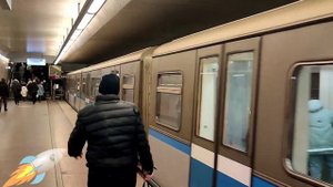 Московское МЕТРО / ПОЕЗДА Русич и Ока/ путешествие по метро