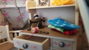 Sylvanian families.Дом Делюкс с мансардой и интерьером.