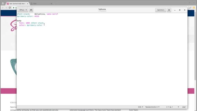 CSS auf Steroiden: SCSS und SASS Tutorial #1 - Einleitung смотреть онлайн