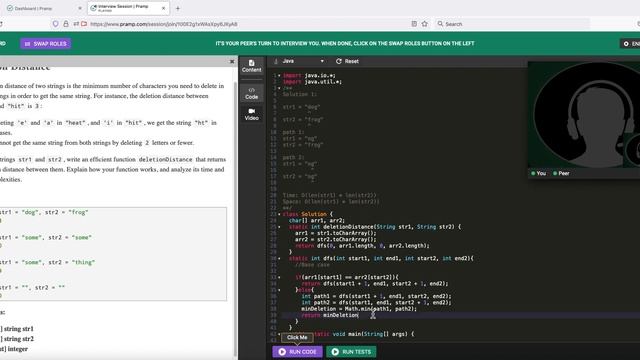 [Java] Pramp Mock Technical Interview - Practice #2 (Data Structures and Algorithms) смотреть онлайн