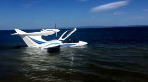 A new Seawind seaplane that landed... Well I guess... Next... To Bribie Island