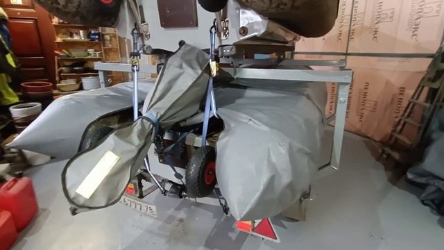 Перевозка двух лодОк на одном прицепе! смотреть онлайн