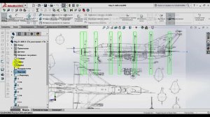 Полная версия со звуком в описании Как нарисовать модель самолёта в solidworks ч.3. Обводим фюзеляж