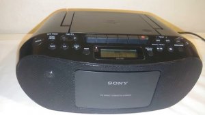 SONY CFD-S50 BOOMBOX AM/FM RADIO/CD/MP3/CASSETTE TAPE  PLAYER & RECORDER