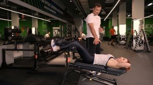 Пресс "скручивание на скамье"