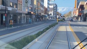 Newcastle Light Rail - Rear Cab View with Commentary - Newcastle Beach to Newcastle Interchange