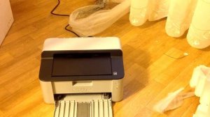 Распаковка принтера Brother HL 1110R