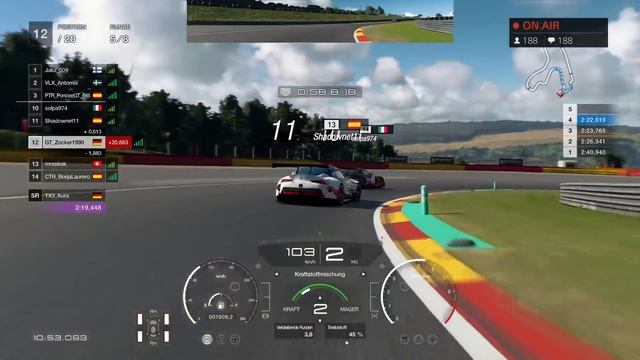 GT Sport - New Week New Stream - GR.3 @ SPA - LIVE смотреть онлайн