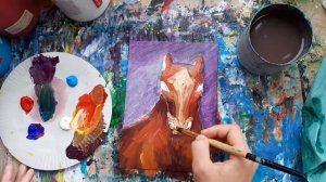 ЛОШАДЬ |Акрил/гуашь/масло