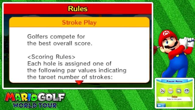 Mario Golf: World Tour - Forest Course (Hole 01) смотреть онлайн