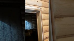 Установка межкомнатных дверей в срубе деревянного дома с изготовлением доборов и наличников. (Ч.4)