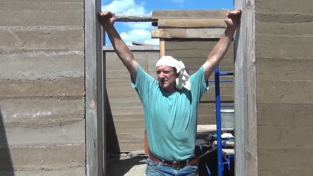 Доделал стены пристройки из ОПИЛКОБЕТОНА .Ответы на вопросы.