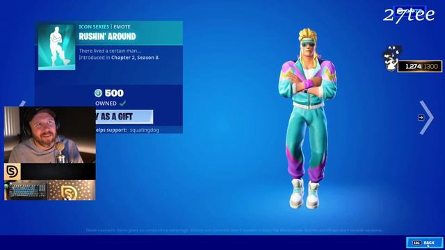 Streamers React To Rushin Around Emote In Fortnite Item Shop