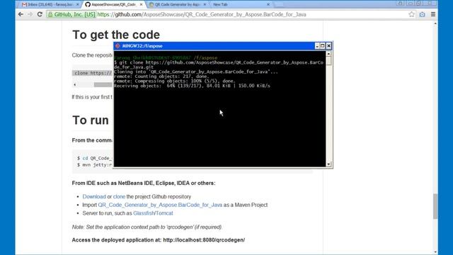 QR Code Generator by Aspose.BarCode for Java смотреть онлайн