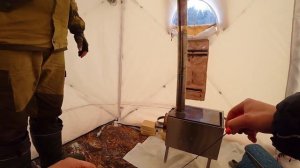 Рыбалка в новой палатке Куб 1.8. Тест новинки/Tent Cube 1.8 Bereg