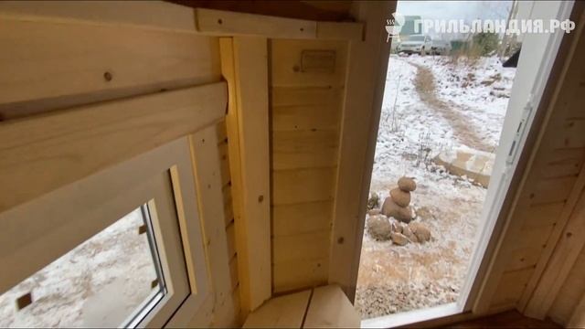 Гриль домик Кота 7м2, финский проект "KOTA 7", г. Волхов смотреть онлайн