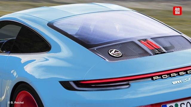 Porsche 911 ST 2023  Hommage an das Rennsport-Sondermodell aus den 70ern  Skizze