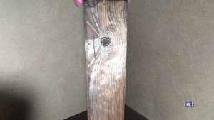 Фахверк. Браширование бруса. "Красим" брус огнем.