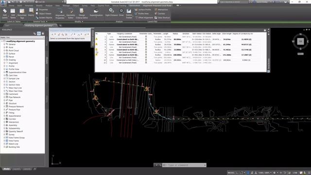 Autocad Civil 3D:- Lesson 2.3: Modifying alignment geometry смотреть онлайн