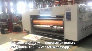 Станок для высечки и печати гофрокартона