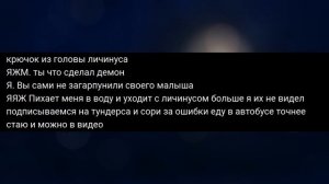 ЯЖЕМАТЬ ПОПАЛА КРЮКОМ УДОЧКИ ПО ГОЛОВЕ ЛИЧИНУСУ. ЯЖЕМАТЬ ИСТОРИИ.