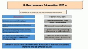 § 8–9. Общественное движение при Александре I. Выступление декабристов
