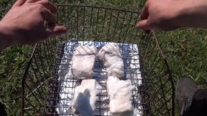 Коптильня из БОЧКИ горячего копчения!Пробный запуск!