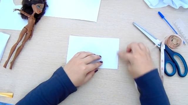 Делаем выкройку кигуруми Для кукол!!!!!!!!